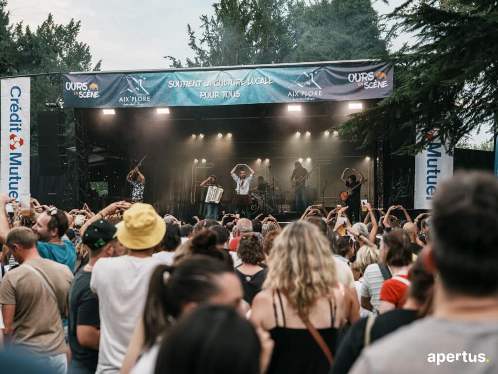 FAUT QU’CA GUINCHE - Ours en scène - festival musique gratuit - Aix-les-Bains